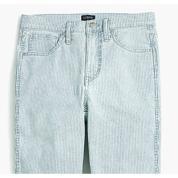 J. Crew Piper Stripe Vintage Straight Leg Jean Size 27 - Picture 2 of 7